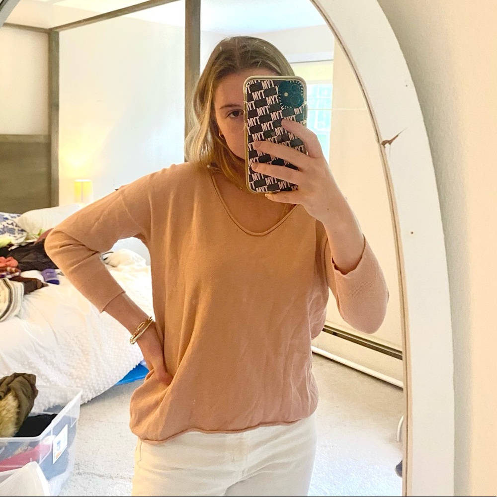 Madewell waffle knit sweater